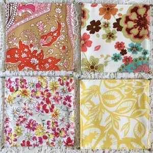 New Cabi Coasters Fabric Colorful Patterns set 4